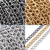 Aluminium Twisted Curb Chains CHA-CW0001-001-15