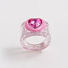 Resin Enamel and Glass Finger Rings FS-WG51DC4-02-1