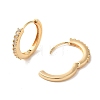 Ring Cubic Zirconia Hoop Earrings EJEW-P292-04G-2