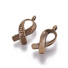 Breast Cancer Awareness Ribbon Carved Word Hope Tibetan Style Alloy Pendants LS-TIBEP-LF5104YKG-AB-LF-2