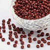 12/0 Opaque Colours Round Glass Seed Beads X-SEED-A010-2mm-46-1