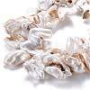 Natural Keshi Pearl Beads Strands PEAR-S021-179B-01-3