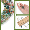 3 Strands Natural Indian Agate Beads Strands G-NB0005-32-4