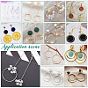30Pcs Brass Linking Rings KK-UN0006-05-5
