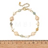 Ocean Starfish Turtle Anklets AJEW-AN00847-03-3