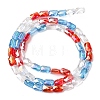 Electroplate Glass Beads Strands EGLA-D300-05-17-5