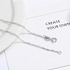 925 Sterling Silver Singapore Chain Necklace STER-BB71691-B-1