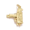 Rack Plating Brass Pendants KK-E262-03G-2
