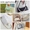   6Pcs 6 Style Resin Imitation Pearl Beaded Chain Purse Strap Extenders FIND-PH0009-60-6