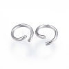304 Stainless Steel Open Jump Rings A-STAS-F110-10P-2
