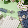 6Pcs 3 Colors Zinc Alloy Cufflinks BUTT-GL0001-04-5