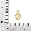 Brass Micro Pave Clear Cubic Zirconia Pendants KK-L238-21G-3