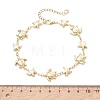 Summer Beach 304 Stainless Steel Turtle Starfish Link Chain Anklets for Women AJEW-AN00788-4