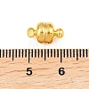 Brass Magnetic Clasps with Loops X-KK-H361-G-4