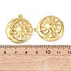 304 Stainless Steel Pendants STAS-F304-01G-02-3