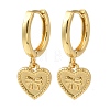 Rack Plating Brass Hoop Earrings EJEW-B062-42G-1