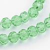 Transparent Glass Bead Strands GLAA-G013-4mm-55-3