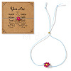 Flower Resin Beaded Slider Bracelets for Women SL9741-15-1