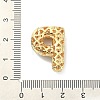 Rack Plating Brass Micro Pave Cubic Zirconia Pendants KK-Q790-01P-G-3