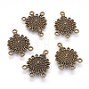 Tibetan Style Alloy Chandelier Components Links LS-MLF0145Y-NF-2