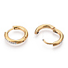 201 Stainless Steel Huggie Hoop Earrings X-STAS-S079-162B-G-3