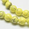 Natural Howlite Beads G-G904-8mm-05-2