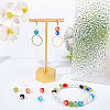 160Pcs 8 Colors Handmade Millefiori Lampwork Beads Strands LAMP-SC0001-14-5