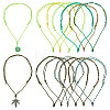 12Pcs Polyester & Spandex Cord Necklaces Making AJEW-TAC00069-1