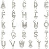 26Pcs 26 Styles Alloy Crystal Rhinestone Connector Charms FIND-CJZ0001-001P-1