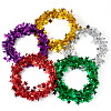 PVC Sparkly Star Metallic Garland with Iron Wire AJEW-TAC0034-08B-20