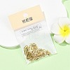 SHEGRACE Brass Slide On End Clasp Tubes XGRQ1R818-355G-6