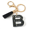 1Pc Resin Letter Keychains KEYC-TADJ0001-09B-2