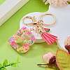 Fruit Series Letter Resin Keychains KEYC-TAC0033-02B-4