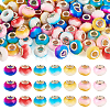  70Pcs 7 Colors Glass European Beads GPDL-TA0001-03-10