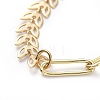 Brass Paperclip Chain/Cobs Chain Necklaces X-NJEW-JN02781-02-2