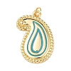 Brass Enamel Pendants KK-K408-43A-02-1