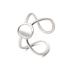 304 Stainless Steel Ring Components RJEW-P188-01A-P-1