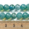 Baking Painted Glass Bead Strands GLAA-G116-02F-3