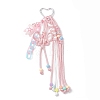 Polyester & Spandex Cord Ropes Pendant Decorations HJEW-JM03844-2