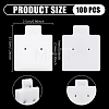 PVC Earring Organizer Display Stands for Jewelry Display Rack EDIS-WH0011-06C-2
