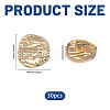30Pcs 1-Hole Alloy Shank Buttons FIND-CA0011-66B-2