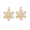 Christmas Alloy Rhinestone Pendants FIND-B059-06G-03-1