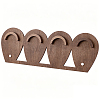 1 Set 1-Tier Wood Jewelry Display Stands ODIS-SC0001-14A-1