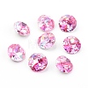 Pointed Back & Back Plated K9 Glass Rhinestone Cabochons RGLA-J012-10mm-209LS-2