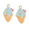 Alloy Enamel Pendants AL-CBA4666-02G-1