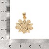 Brass Micro Pave Colorful Cubic Zirconia Pendants KK-E111-34A-G-3