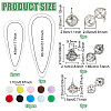 1Pc Brass Hollow Tree of Life Essential Oil Diffuser Bead Cage Pendant Iron Chain Necklaces NJEW-PH0001-55-2