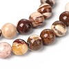 Natural Australian Agate Round Bead Strands G-M172-10mm-02-1