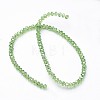 Electroplate Glass Beads Strands LS-EGLA-D020-3x2mm-23-2