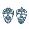 430 Stainless Steel Filigree Pendants STAS-S108-23A-2